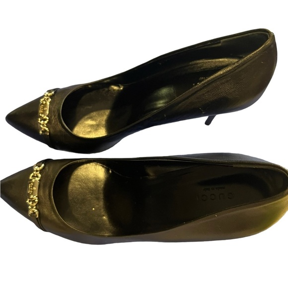 Gucci high heeled black shoes for women size 41 EU - Picture 9 of 16